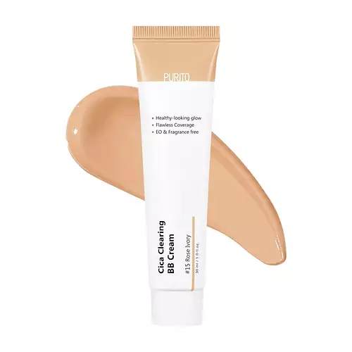 PURITO Cica Clearing BB Cream #15 Rose Ivory