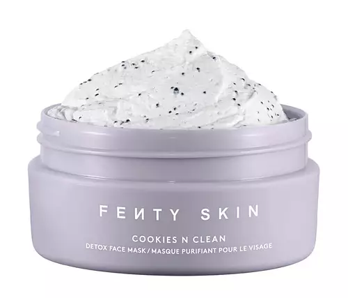 Fenty Beauty Cookies N Clean Whipped Clay Pore Detox Face Mask with Salicylic Acid + Charcoal