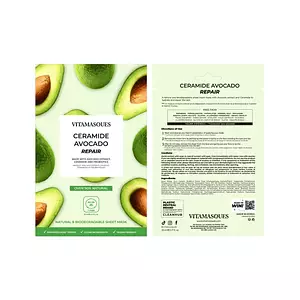 Vitamasques Ceramide Avocado Repair Sheet Mask