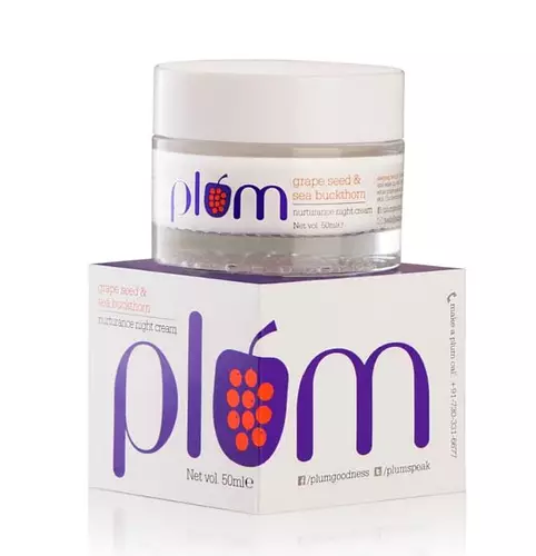 Plum Goodness Grape Seed & Sea Buckthorn Nurturance Night Cream