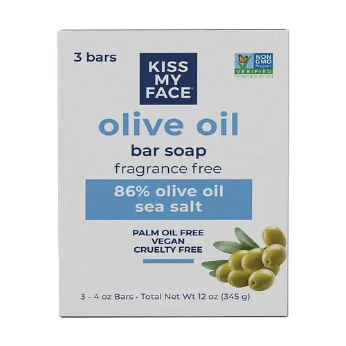 Kiss My Face Olive Oil Bar Soap Fragrance Free