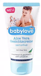 babylove dm Aloe Vera Gesichtscreme Sensitive (Aloe Vera Face Cream Sensitive)