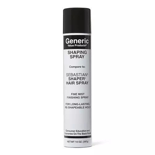 Generic Value Products VOC Shaper Hair Spray Compare To Sebastian Shaper Hair Spray