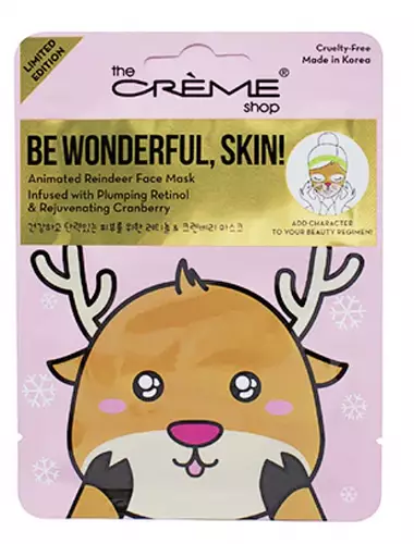 The Creme Shop Be Wonderful, Skin! Sheet Mask - Reindeer