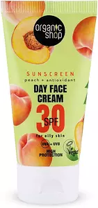Natura Siberica Organic Shop Sunscreen Day Face Cream Peach