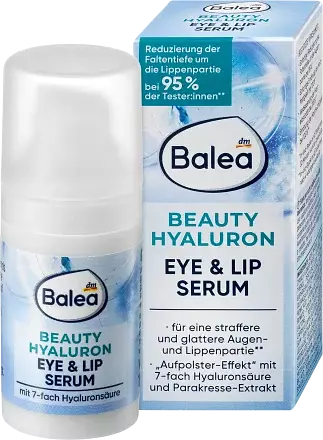 Balea Beauty Hyaluron Eye & Lip Serum