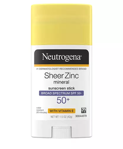 Neutrogena Sheer Zinc Oxide Mineral Sunscreen Stick SPF 50+
