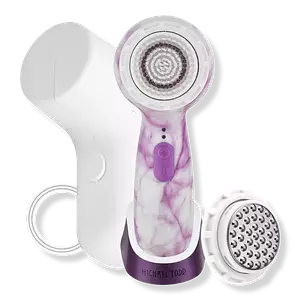 Michael Todd Beauty Soniclear Petite Patented Antimicrobial Sonic Cleansing Brush Purple Marble