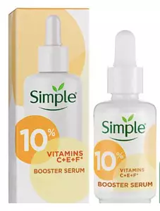 Simple Skincare Booster Serum 10% Vitamins C + E + F