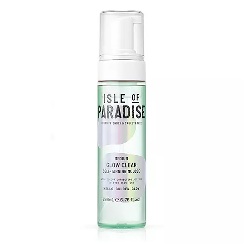 Isle of Paradise Glow Clear Self-Tanning Mousse Medium