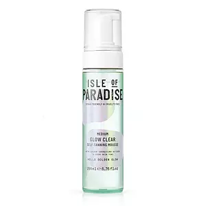 Isle of Paradise Glow Clear Self-Tanning Mousse Medium