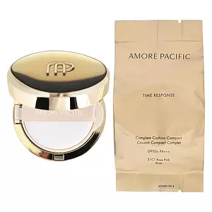 AMOREPACIFIC Time Response Complete Cushion Compact SPF 50+ PA+++ 21C1 Rose Pink