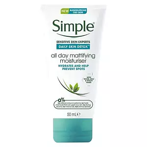 Simple Skincare Daily Skin Detox All Day Mattifying Moisturiser
