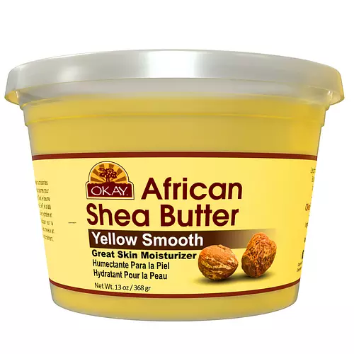 Okay Pure Naturals Shea Butter Jar Yellow