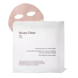 Swiss Clinic Clay Sheet Mask Purifying Pink Clay