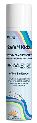 Safe4Kidz Complete Care Sunscreen And Nappy Cream