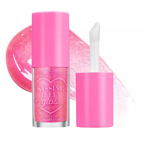 Too Faced Kissing Jelly Non-Sticky Lip Oil Gloss Bubblegum