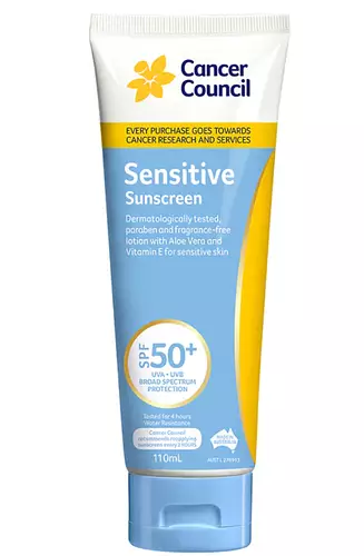 Cancer Council Sensitive Sunscreen SPF50+