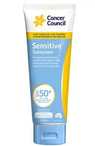 Cancer Council Sensitive Sunscreen SPF50+