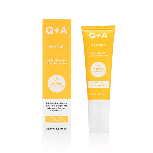 Q + A Peptide SPF 50 Anti-Ageing Daily Sunscreen