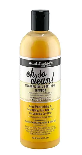 Aunt Jackie's Curls & Coils Oh So Clean Moisturizing And Softening Shampoo