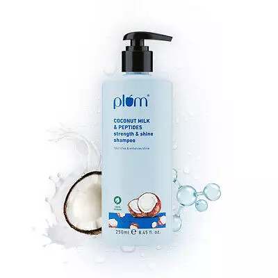 Plum Goodness Coconut Milk & Peptides Strength & Shine Shampoo