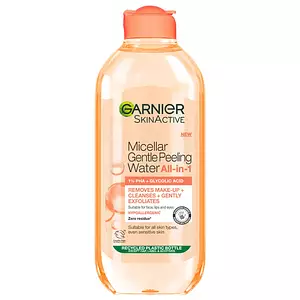 Garnier Micellar Gentle Peeling Water, 1% PHA & Glycolic Acid, Cleanse, Exfoliate & Glow