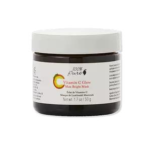 100% Pure 18.3% Active Ingredients Vitamin C Glow Max Bright Mask