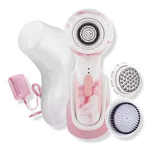 Michael Todd Beauty Soniclear Elite Patented Antimicrobial Face & Body Sonic Cleansing Brush Rose Gold Marble