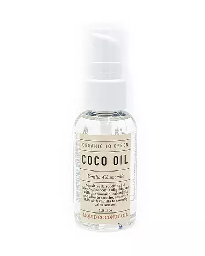 Organic To Green Liquid Coconut Oil Vanilla Chamomile - Sensitive & Soothing Coco Oil