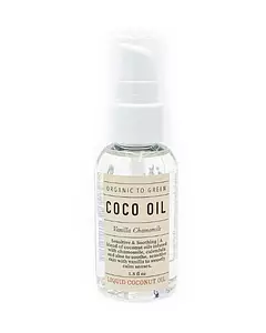 Organic To Green Liquid Coconut Oil Vanilla Chamomile - Sensitive & Soothing Coco Oil