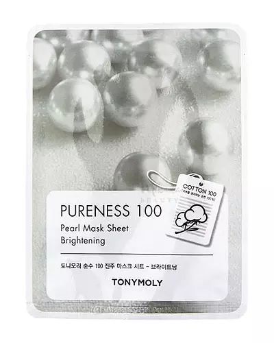 TONYMOLY Pureness 100 Pearl Mask Sheet - Brightening