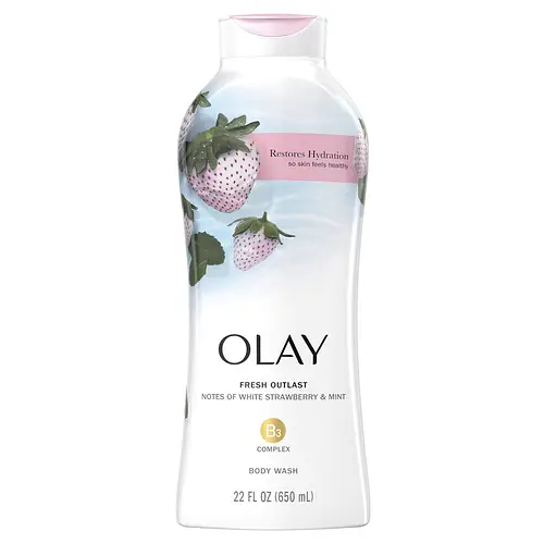 Olay Fresh Outlast Body Wash White Strawberry & Mint