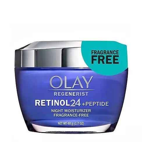 Olay Regenerist Retinol 24 + Peptide Night Facial Moisturizer