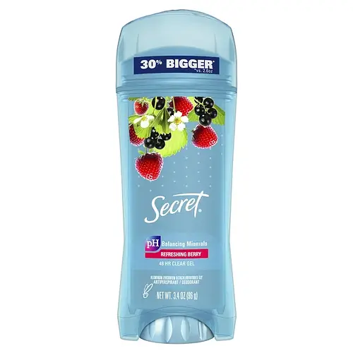 Secret Fresh Clear Gel Antiperspirant Deodorant Refreshing Berry