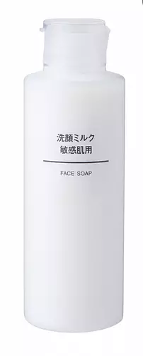 Muji Sensitive Skin Face Soap Milk