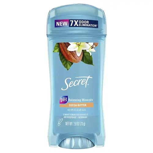 Secret Fresh Clear Gel Antiperspirant Deodorant Cocoa Butter