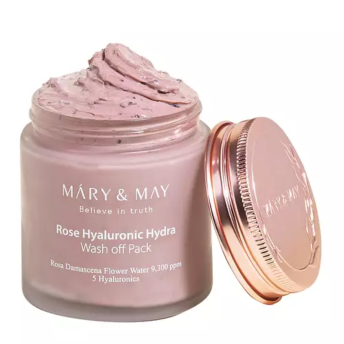 Mary & May Vegan Rose Hyaluronic Hydra Wash Off Mask Pack