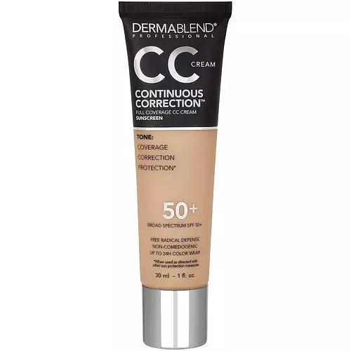 Dermablend Professional Continuous Correction Tone-Evening CC Cream SPF 50+ 37N Medium
