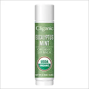 Cliganic Organic Lip Balm Eucalyptus Mint