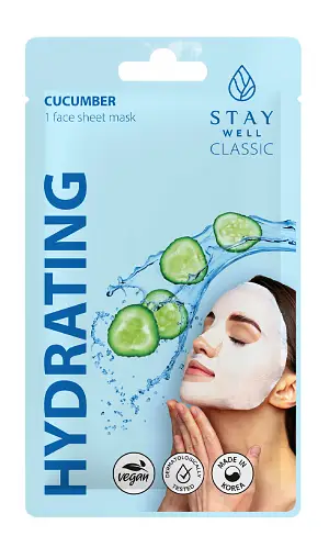 Stay Well Classic Mask Hydrating Cucumber