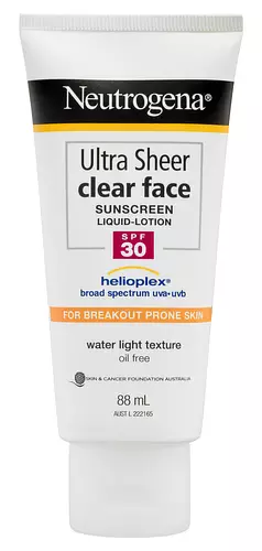 Neutrogena Ultra Sheer Clear Face Lotion SPF 30