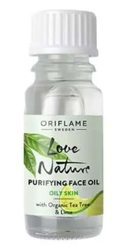 Oriflame Love Nature Purifying Face Oil With Organic Tea Tree & Lime