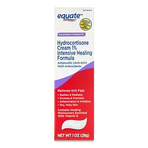 Equate Maximum Strength Hydrocortisone Cream 1% Intensive Healing Formula