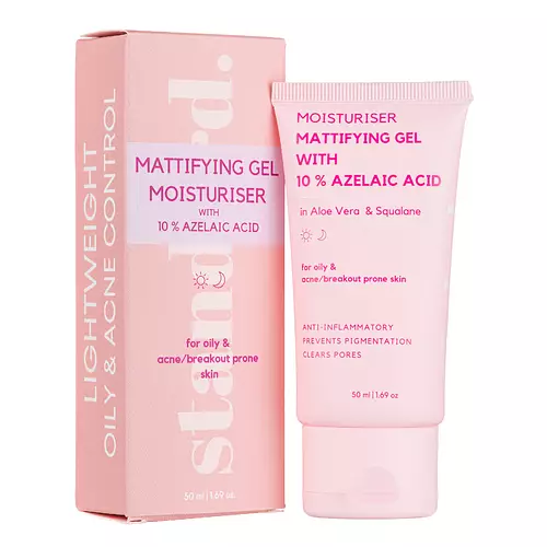 Standard Skin and Beauty Mattifying Gel Moisturiser With 10% Azelaic Acid