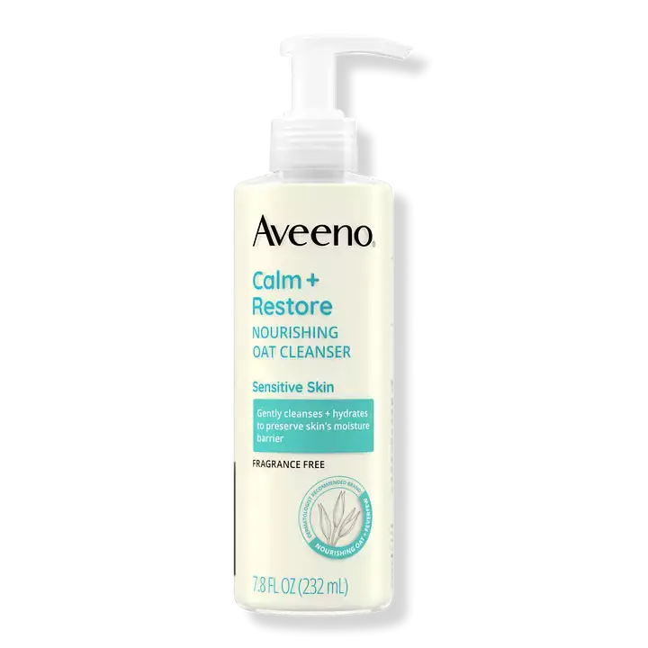 Aveeno Calm + Restore  Nourishing Oat Cleanser For Sensitive Skin US