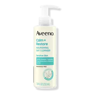 Aveeno Calm + Restore  Nourishing Oat Cleanser For Sensitive Skin