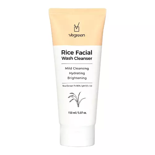 Vegreen Rice Facial Wash Cleanser