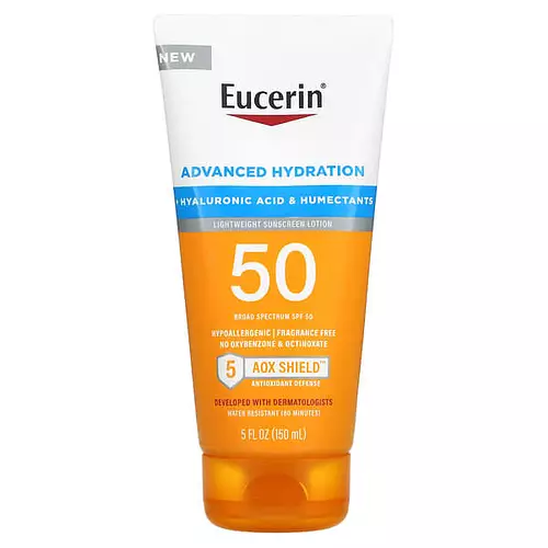 Eucerin Advanced Hydration Lightweight Sunscreen Lotion SPF50