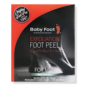 Baby Foot Original Exfoliant Foot Peel for Men